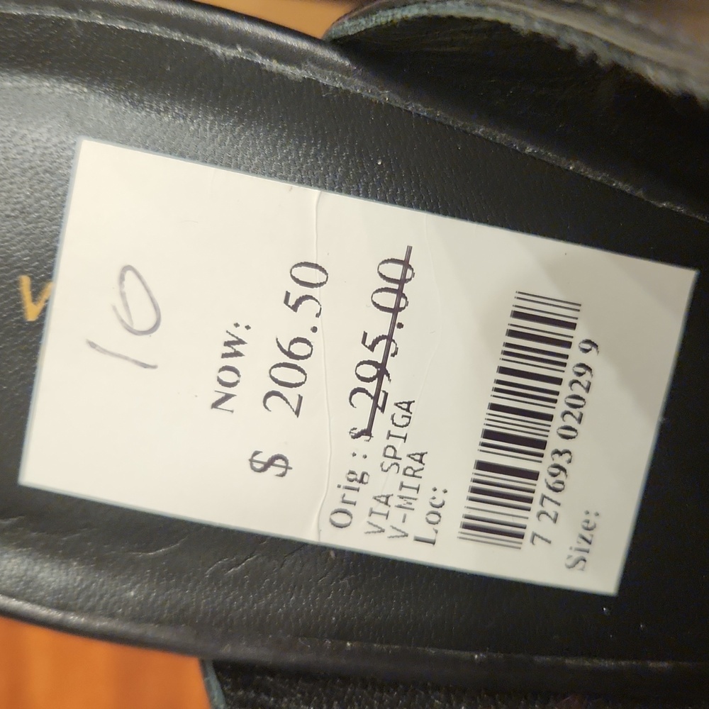 Via Spiga Leather Stiletto Made in Italy Shoes Size 10 - Picture 9 of 13